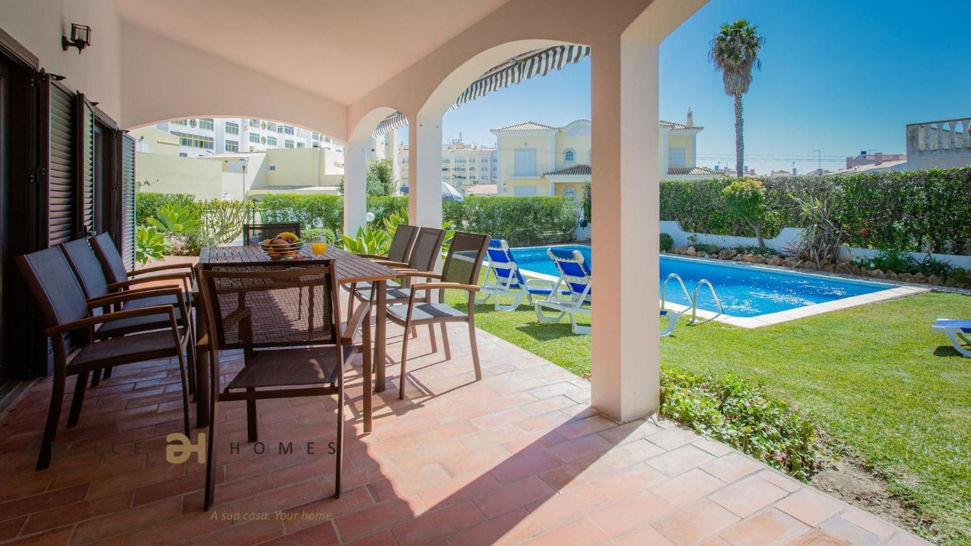 Greice Homes-650 Meters From The Beach, 4 Bedrooms Villa For Holidays In Vilamoura-Quarteira Extérieur photo